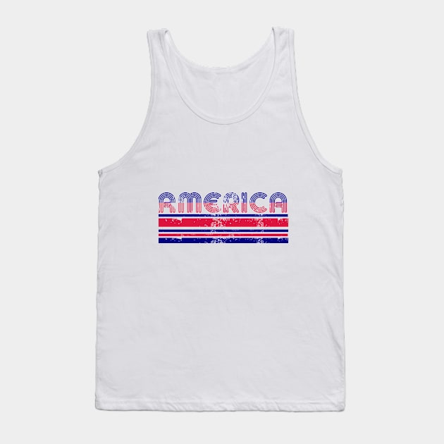 America Tank Top by theplaidplatypusco